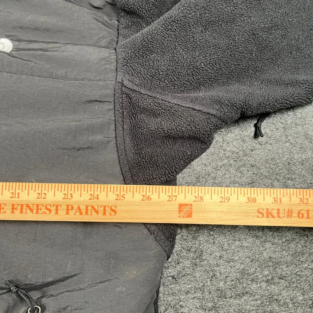 The North Face Polartec Denali Fleece Jacket Mens 2XL Black Full Zip Winter Wear